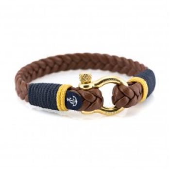 HANDMADE maritimes Herrenarmband & Damenarmband aus Leder