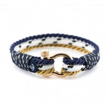 HANDMADE maritimes Herrenarmband & Damenarmband aus Segeltau