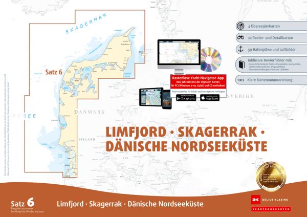 Limfjord- Skagerrak- Dänische Nordseeküste